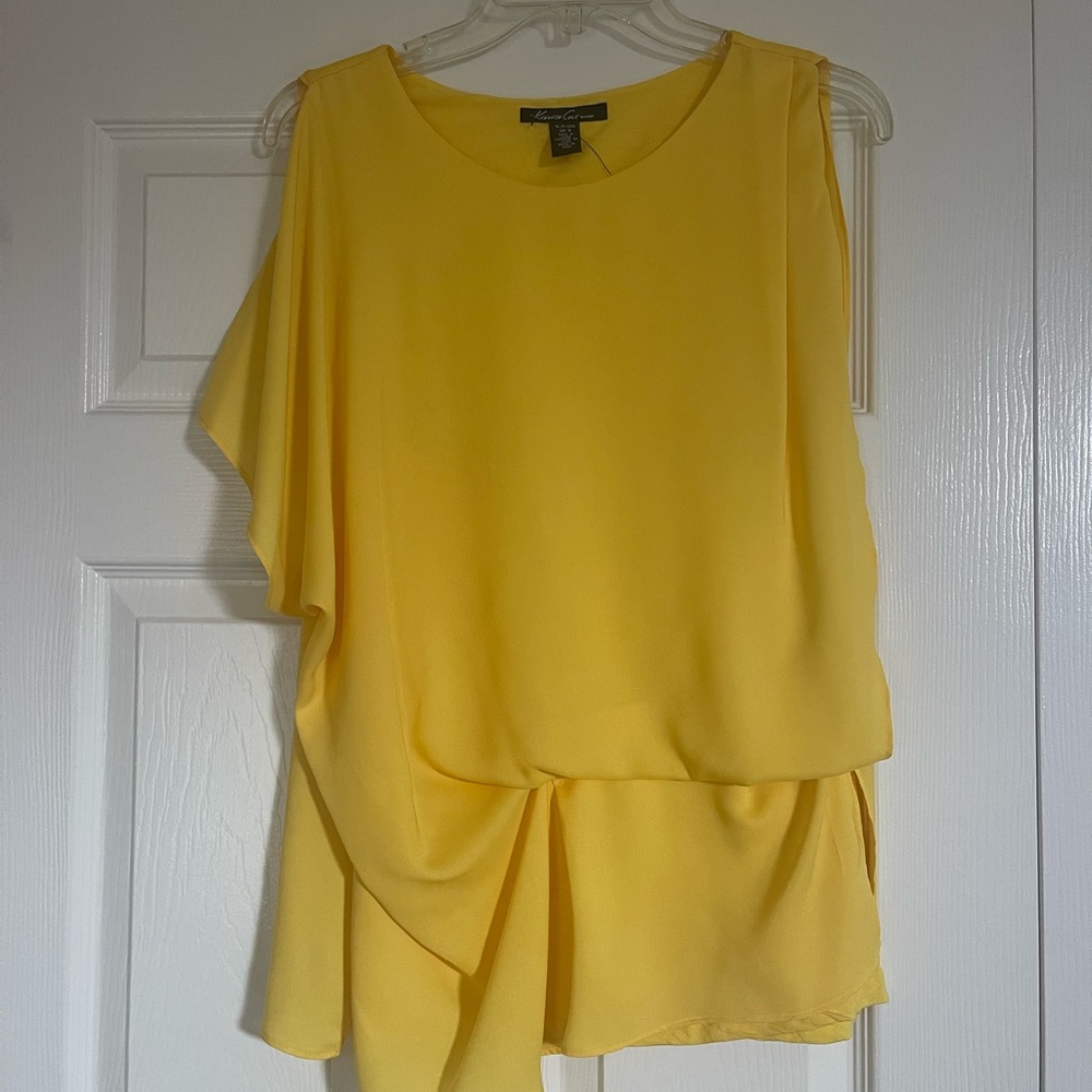 Kenneth Cole yellow top